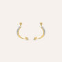 Orecchini Pendenti Crystal Gold Oro Giallo Cristallo