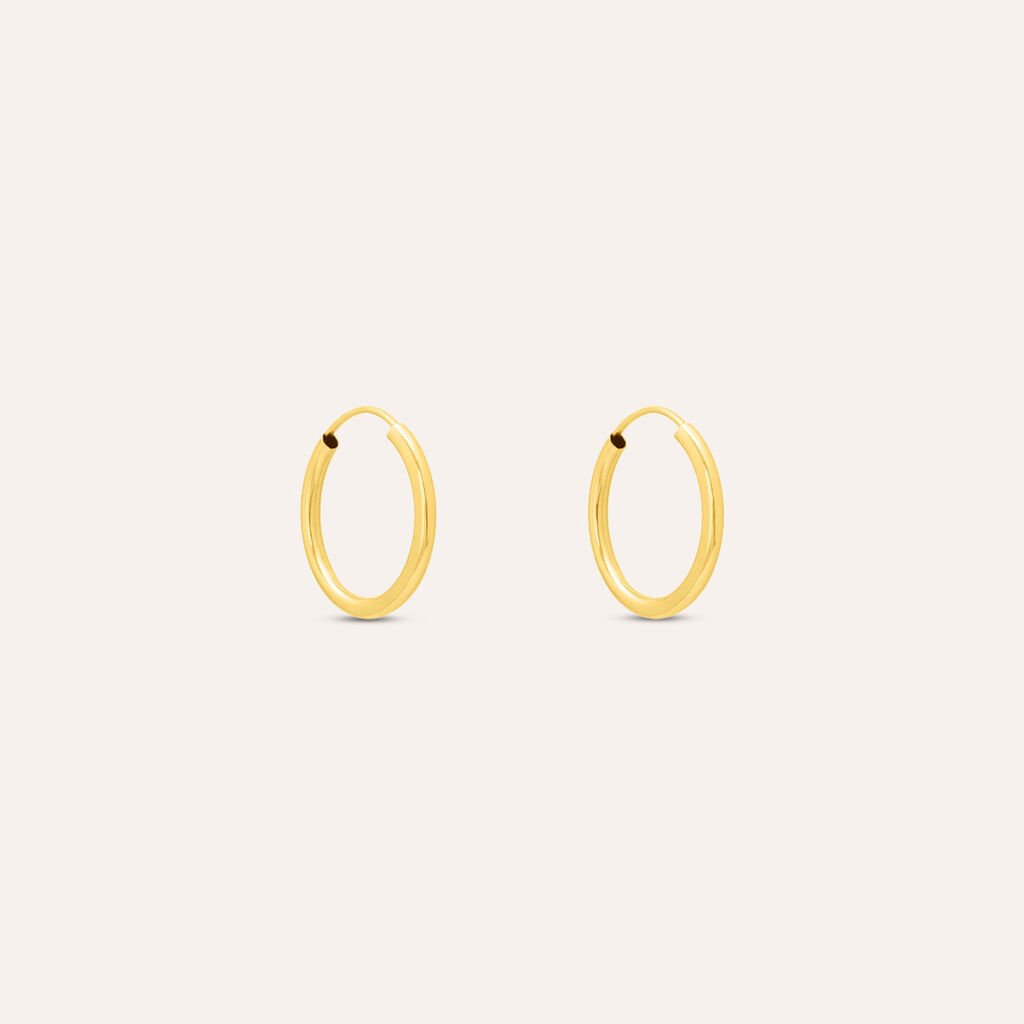Orecchini A Cerchio Toujours Oro Giallo - Orecchini a Cerchio Donna | Stroili