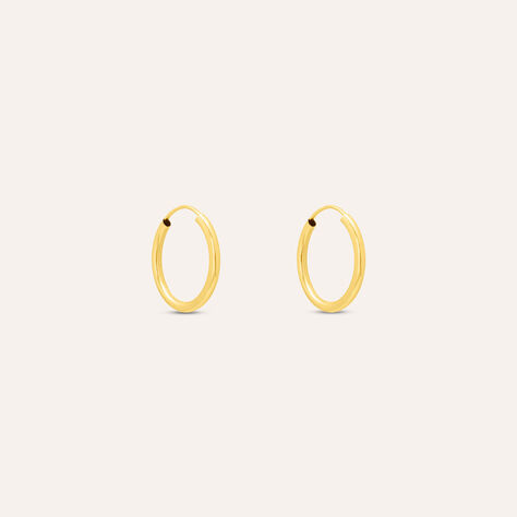 Orecchini A Cerchio Toujours Oro Giallo - Orecchini a Cerchio Donna | Stroili