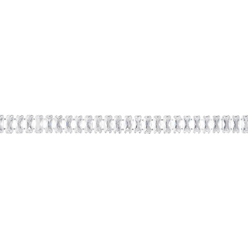 Bracciale Tennis Romantic Shine Metallo Cristallo - Bracciali Tennis Donna | Stroili