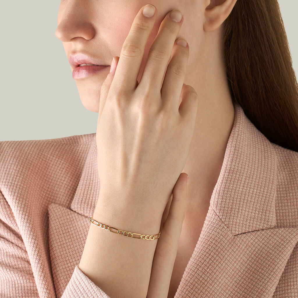 Bracciale Catena Colette Oro Giallo - Bracciali Unisex | Stroili
