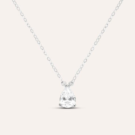Collana Punto Luce Silver Elegance Argento Rodiato Cubic Zirconia - Collane Punto Luce Donna | Stroili