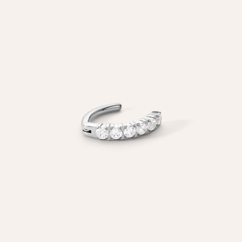 Piercing Ombelico Moonlight Titanio ASTM F136 Cubic Zirconia
