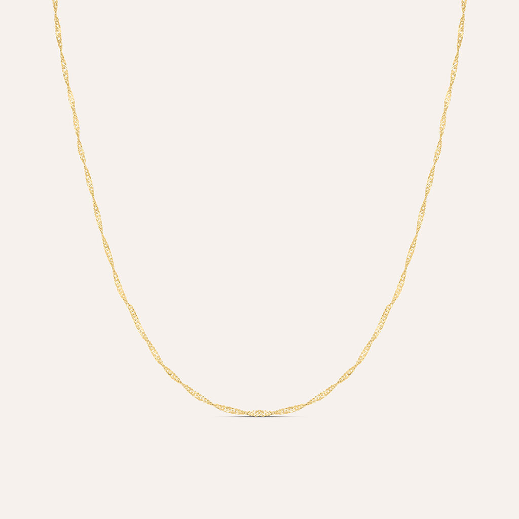 Catenina Po&egrave;me Oro Bicolore