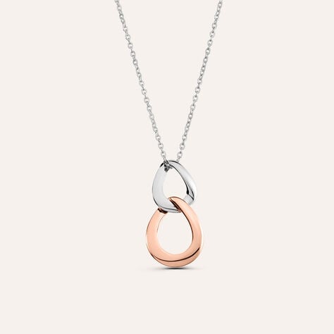 Collana Lady Code Acciaio Bicolore Bianco / Rosa - Collane Donna | Stroili