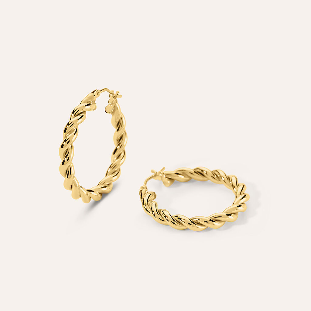 Orecchini A Cerchio Toujours Oro Giallo