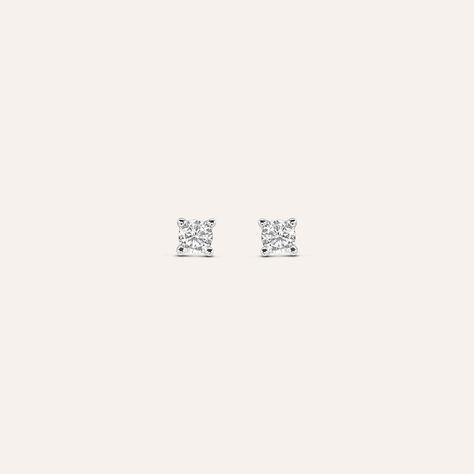 Orecchini Lobo Punto Luce Silver Elegance Argento Rodiato Cubic Zirconia - Orecchini a Lobo Donna | Stroili