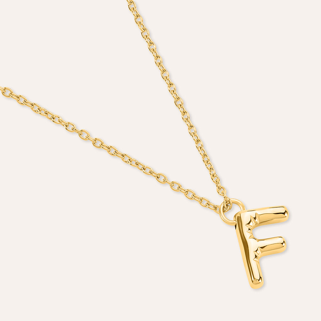 Collana Radiance Acciaio Dorato