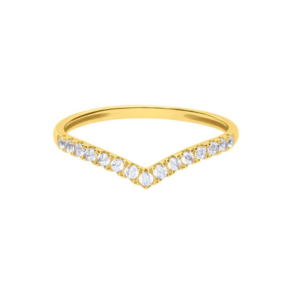 Anello Fantasia Claire Oro Giallo Cubic Zirconia - Anelli con Pietre Donna | Stroili