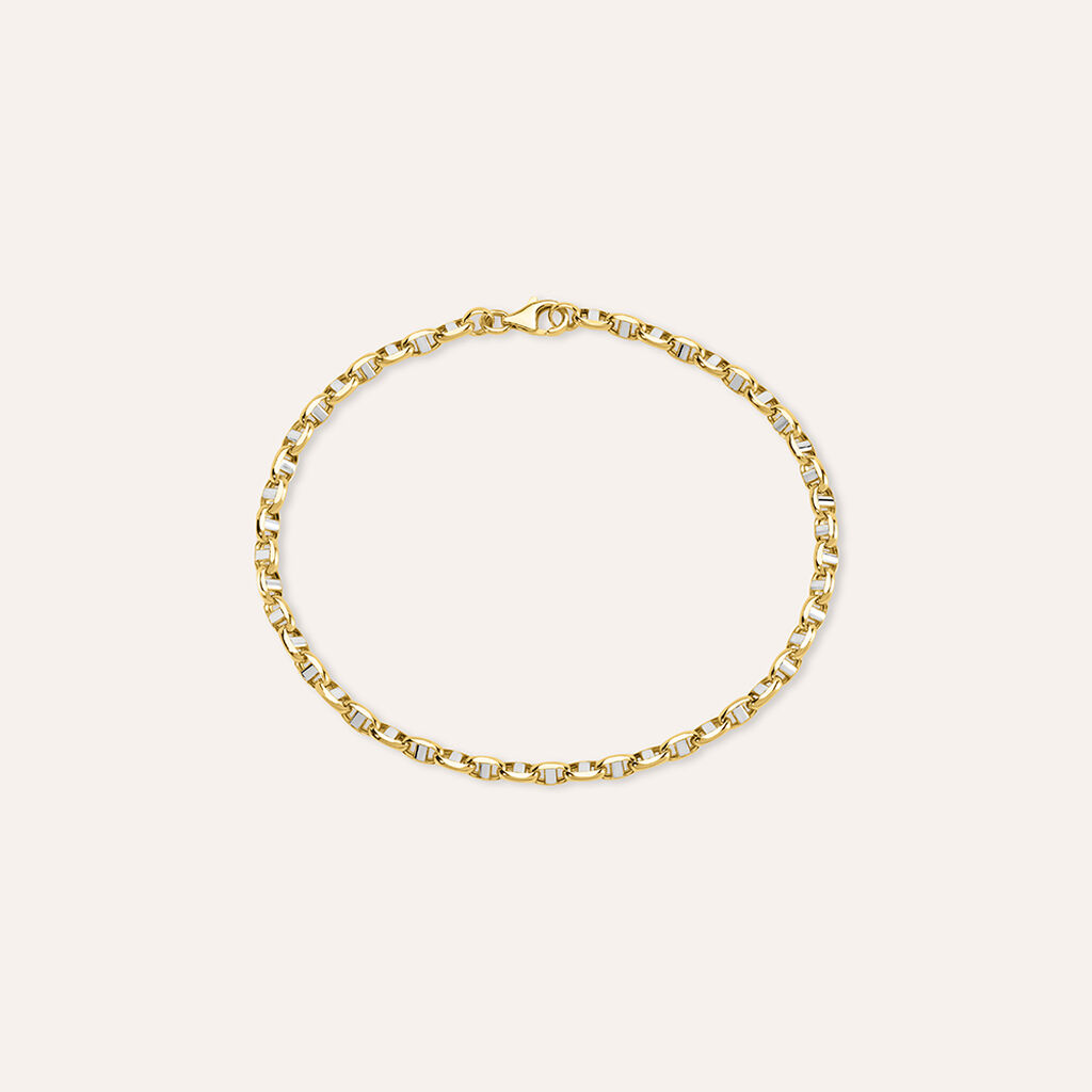 Bracciale Catena L'homme Or Oro Bicolore