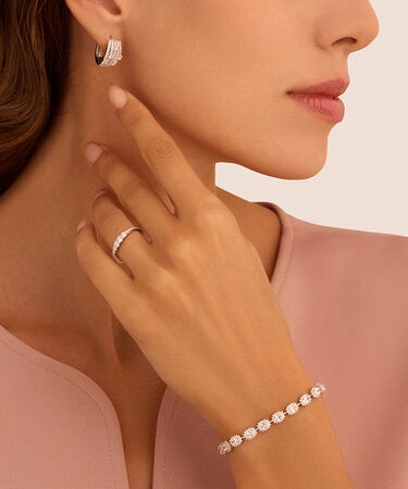 Bracciale Silver Elegance Argento Cubic Zirconia