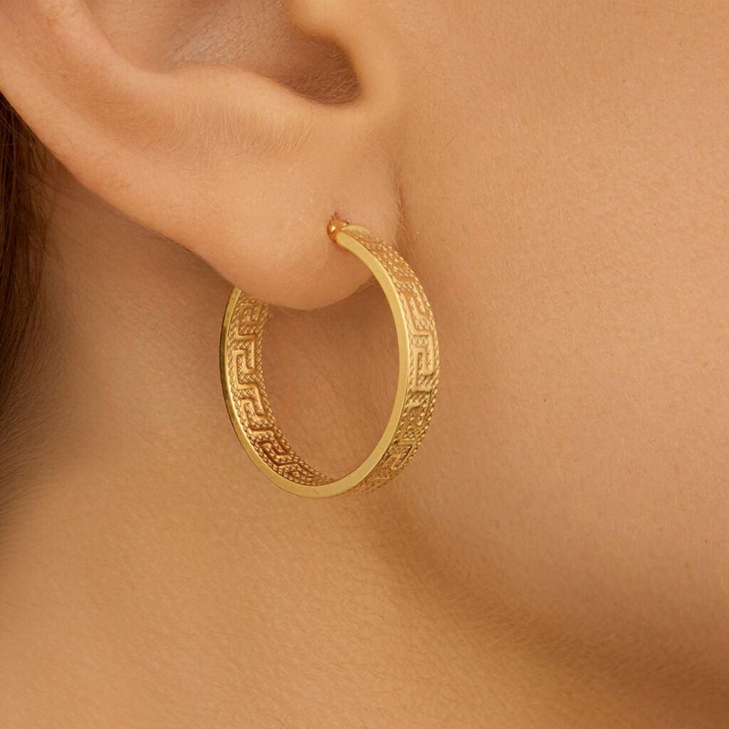 Orecchini A Cerchio Toujours Oro Giallo - Orecchini a Cerchio Donna | Stroili