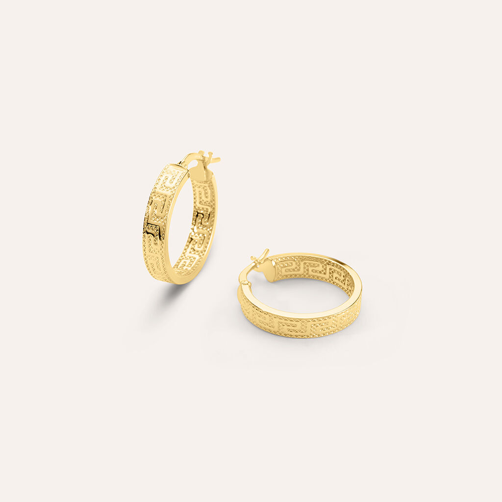Orecchini A Cerchio Toujours Oro Giallo