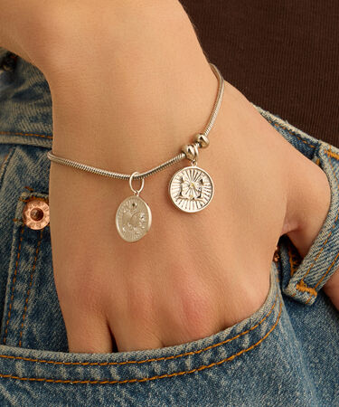 Pendente Love Beats Argento Rodiato Cubic Zirconia
