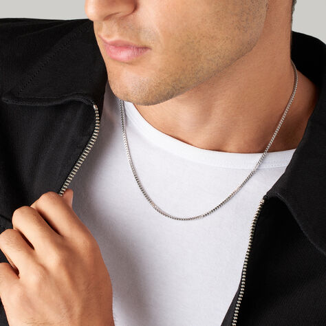 Catena Gentleman Argento Rodiato - Collane Catena Uomo | Stroili