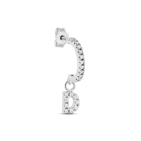 Mono Orecchino A Cerchio Silver Moments Argento Rodiato Cubic Zirconia - Mono Orecchino Donna | Stroili