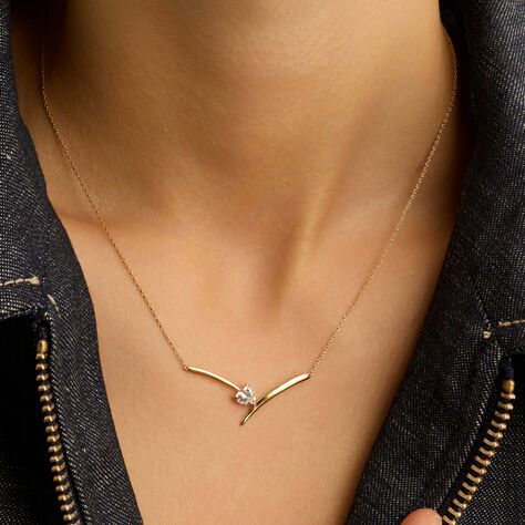 Collana Claire Oro Giallo Cubic Zirconia - Collane Donna | Stroili