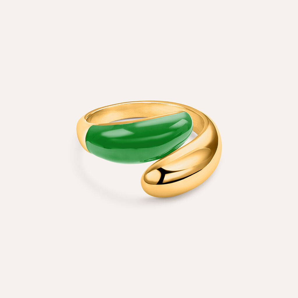 Anello Contrarie Lady Sweet Acciaio Dorato - Anelli Colorati Donna | Stroili