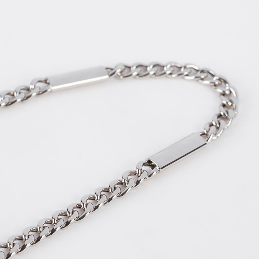 Bracciale Catena L'homme Or Oro Bianco - Bracciali Uomo | Stroili