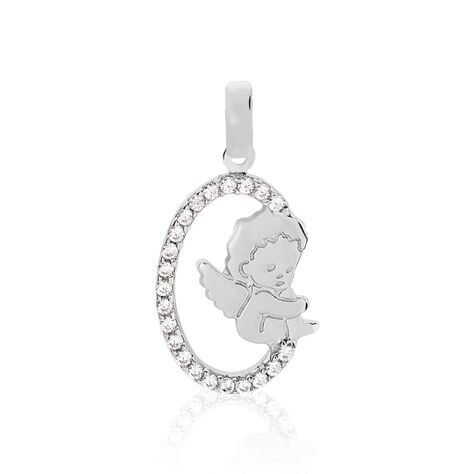 Pendente Holy Oro Bianco Cubic Zirconia - Ciondoli Donna | Stroili