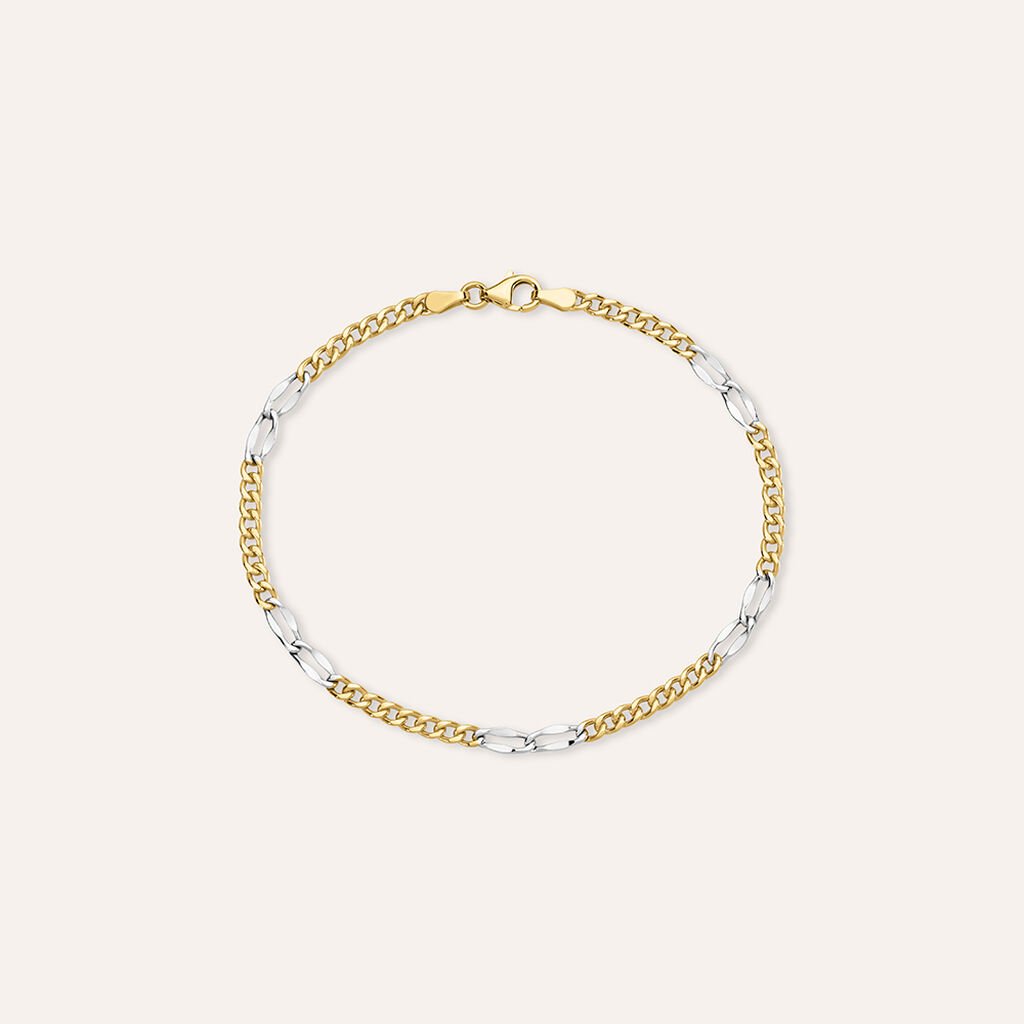 Bracciale Catena L'homme Or Oro Bicolore