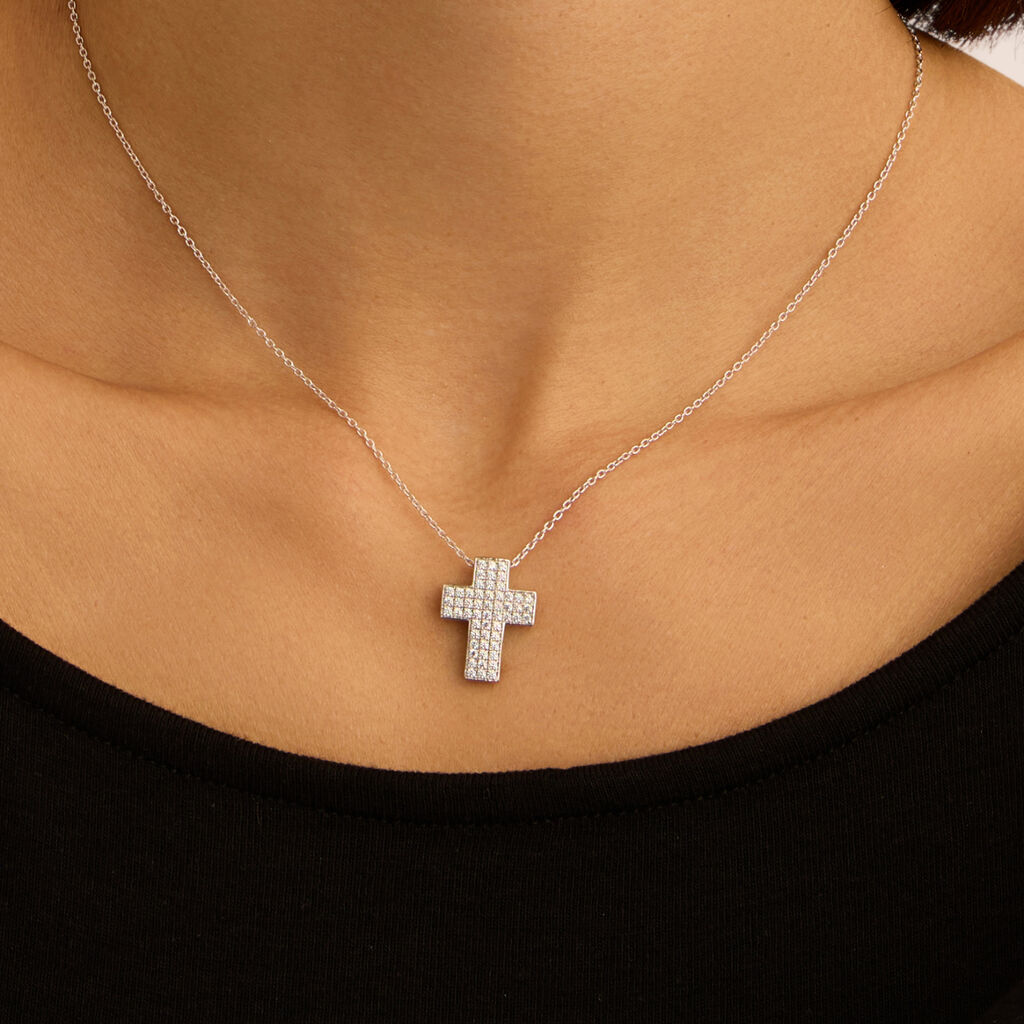 Collana Silver Shine Argento Rodiato Cubic Zirconia - Collane Donna | Stroili