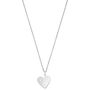 Girocollo cuore in acciaio e cristalli