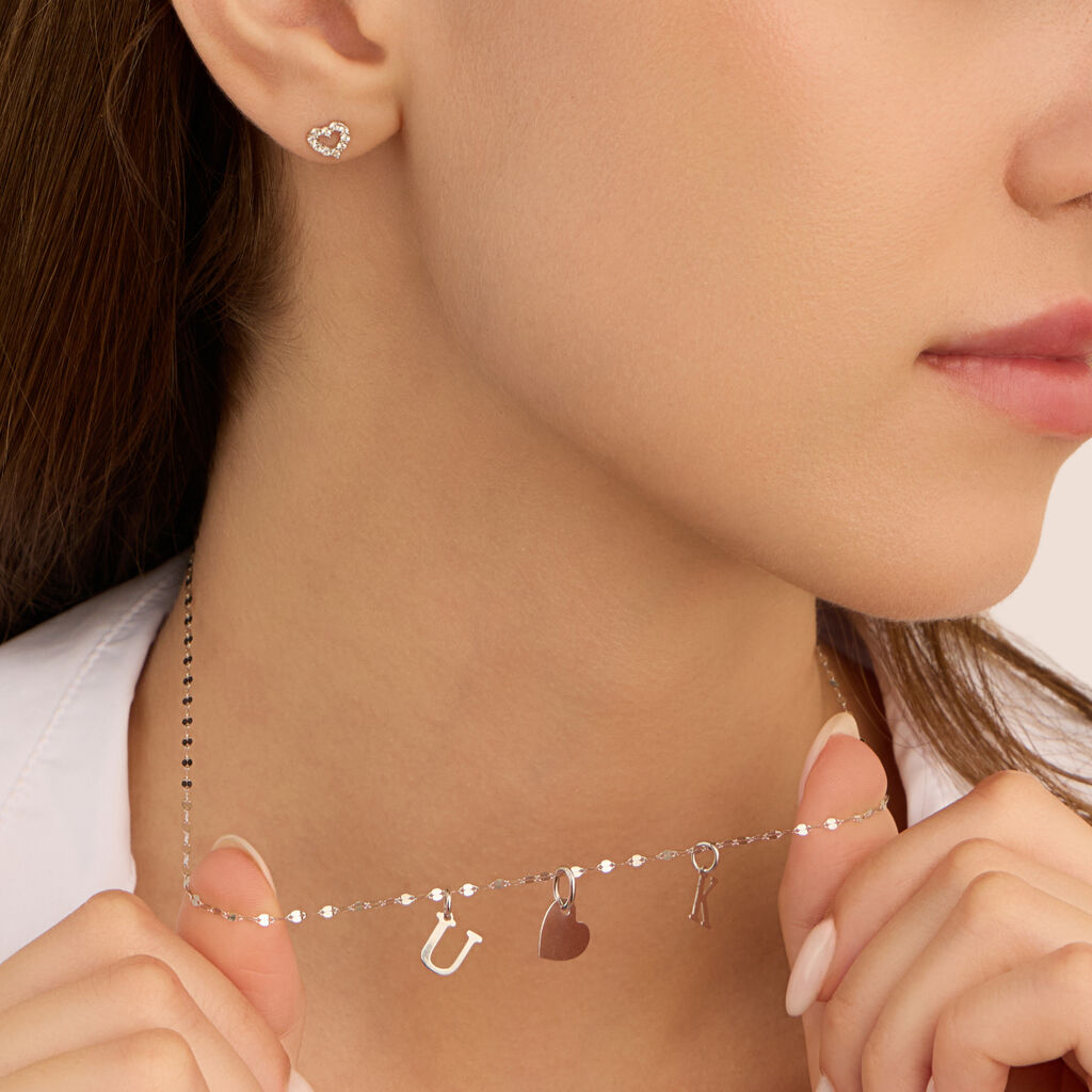 Pendente Poème Oro Bianco - Ciondoli Donna | Stroili