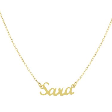 Collana Name Oro Giallo