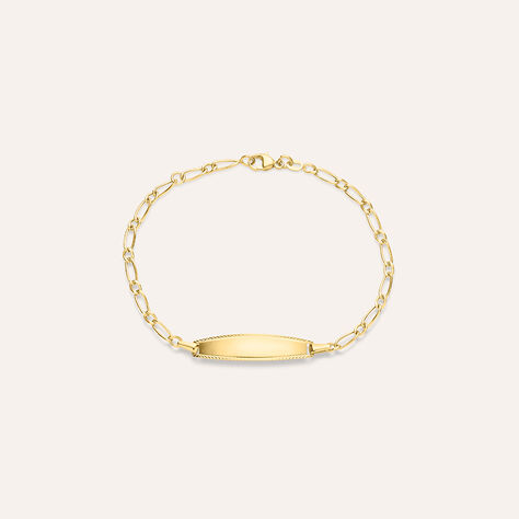Bracciale Con Targhetta Holy Oro Giallo - Bracciali con Incisione Bambino | Stroili