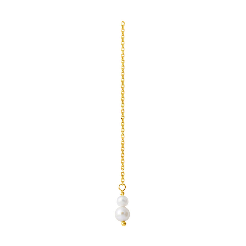 Mono Orecchino Pendente Beverly Oro Giallo Perla D'Acqua Dolce - Mono Orecchino Donna | Stroili