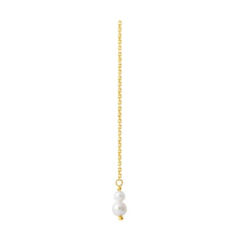 Mono Orecchino Pendente Beverly Oro Giallo Perla D'Acqua Dolce - Mono Orecchino Donna | Stroili