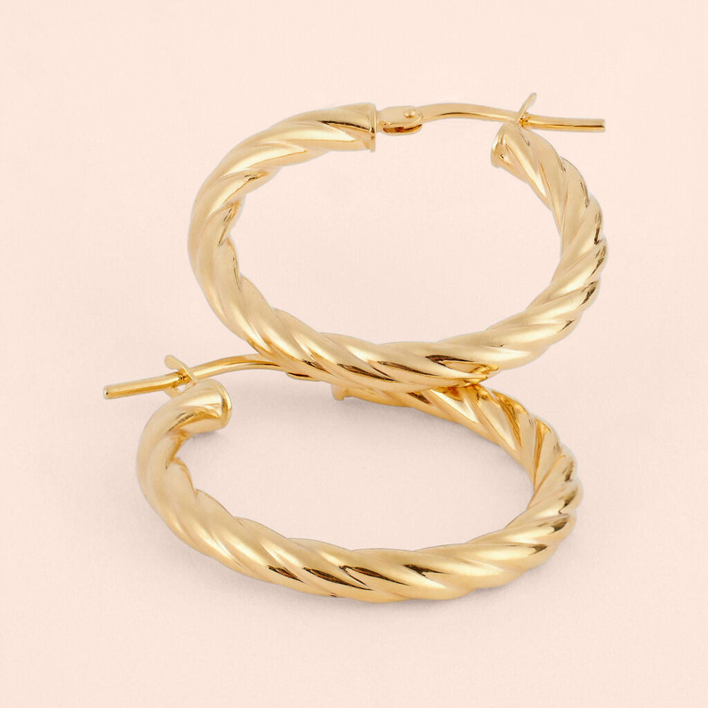 Orecchini A Cerchio Toujours Oro Giallo