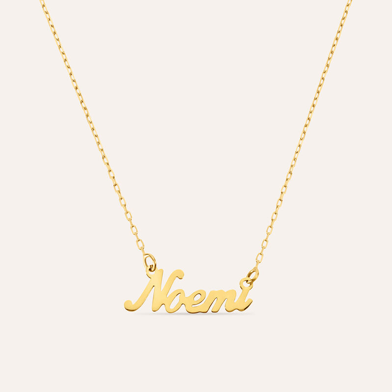 Collana Noemi Gold Names Oro Giallo - Collane Unisex | Stroili