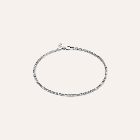 Bracciale Catena Gentleman Argento Rodiato - Bracciali Uomo | Stroili