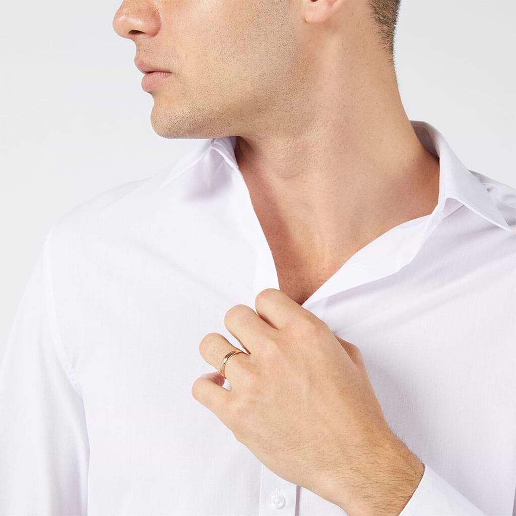 Fede Mantovana Leggera 4 mm Oro Rosa