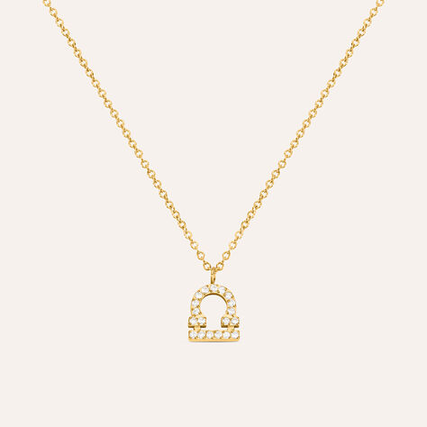 Collana Radiance Acciaio Dorato Cubic Zirconia - Collane Donna | Stroili