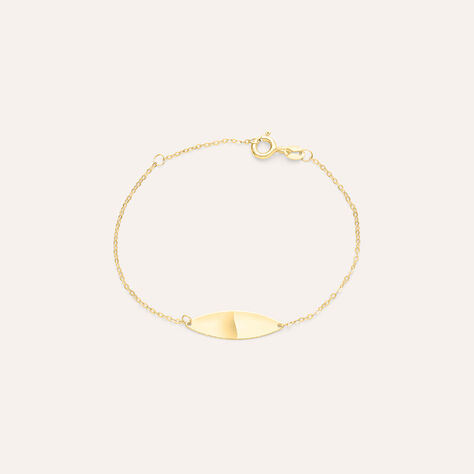 Bracciale Con Targhetta Holy Oro Giallo - Bracciali con Incisione Bambino | Stroili