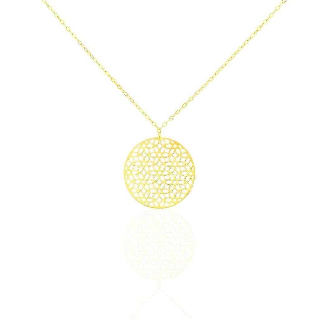 Collana in oro giallo Fiore