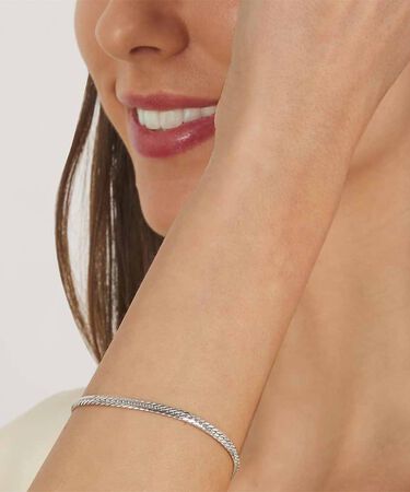 Bracciale Catena Colette Oro Bianco