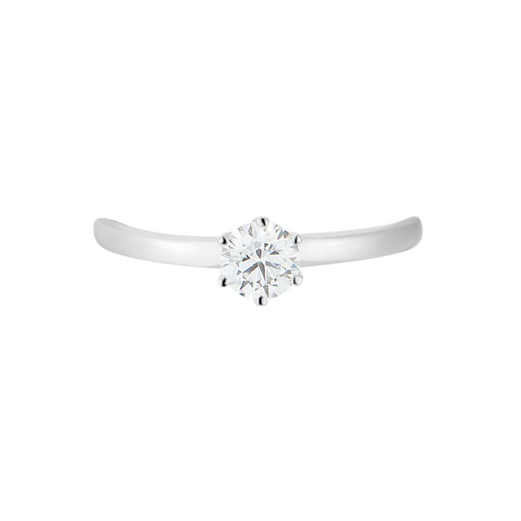 Anello Solitario Diamade Oro Bianco Diamante Lab-Grown - Anelli con Pietre Donna | Stroili