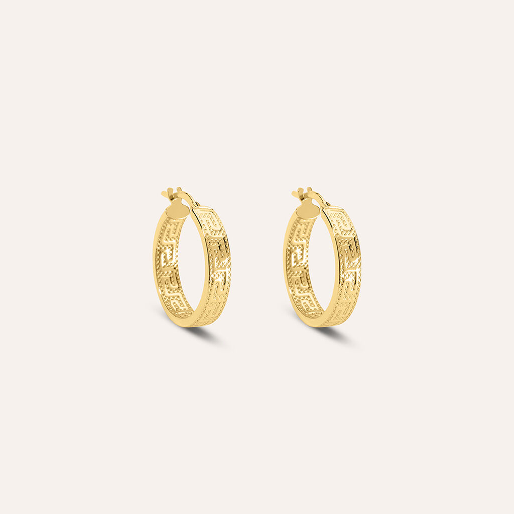 Orecchini A Cerchio Toujours Oro Giallo - Orecchini a Cerchio Donna | Stroili