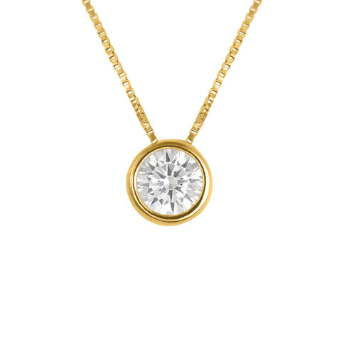 Collana Punto Luce Claire Oro Giallo Cubic Zirconia - Collane Punto Luce Donna | Stroili