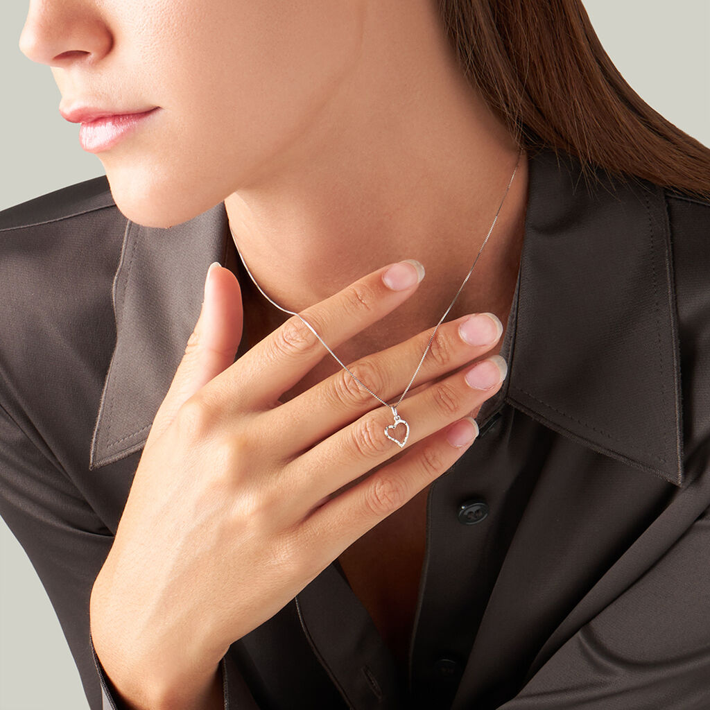Pendente Poème Oro Bianco - Ciondoli Donna | Stroili