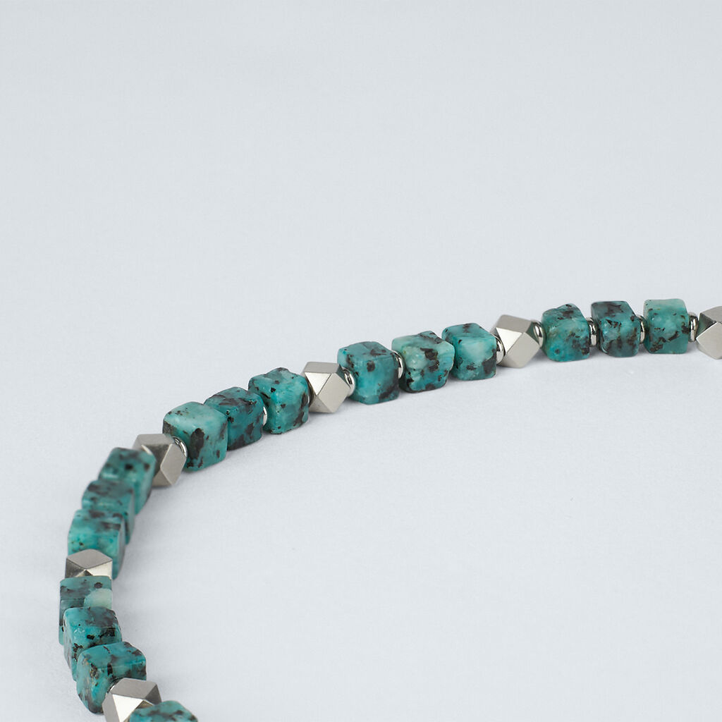 Bracciale Man Code Acciaio Turchese - Bracciali Uomo | Stroili