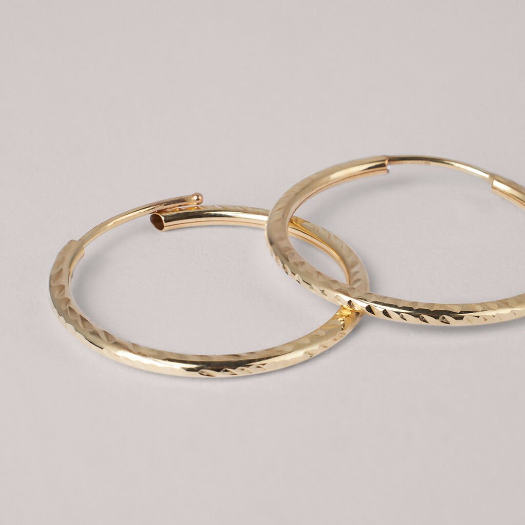 Orecchini A Cerchio Toujours Oro Giallo - Orecchini a Cerchio Donna | Stroili