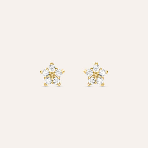 Orecchini Lobo Bon Ton Oro Giallo Cubic Zirconia - Orecchini a Lobo Donna | Stroili
