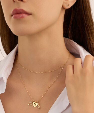 Pendente Po&egrave;me Oro Giallo Cubic Zirconia