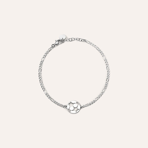 Bracciale Catena Gentleman Argento Rodiato - Bracciali Uomo | Stroili