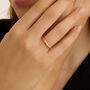 Fede Classica Leggera 3.2 mm Oro Rosa Diamante